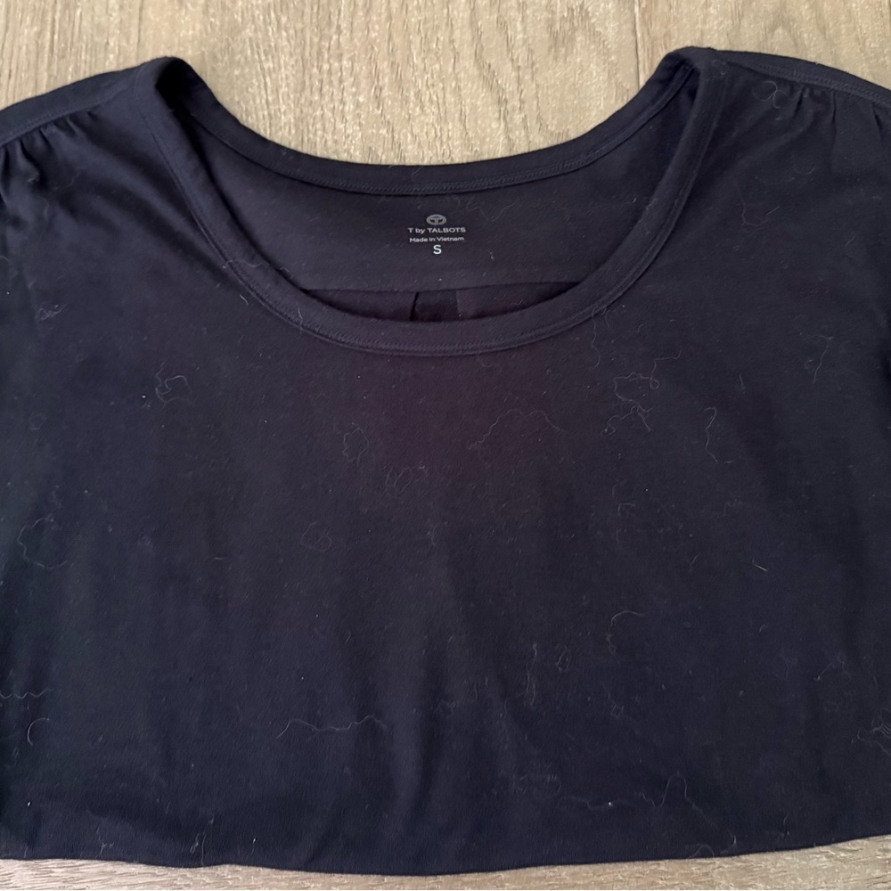 Talbots Black Sleeveless Tee for Women